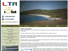 Tablet Screenshot of lomboktravelagent.com
